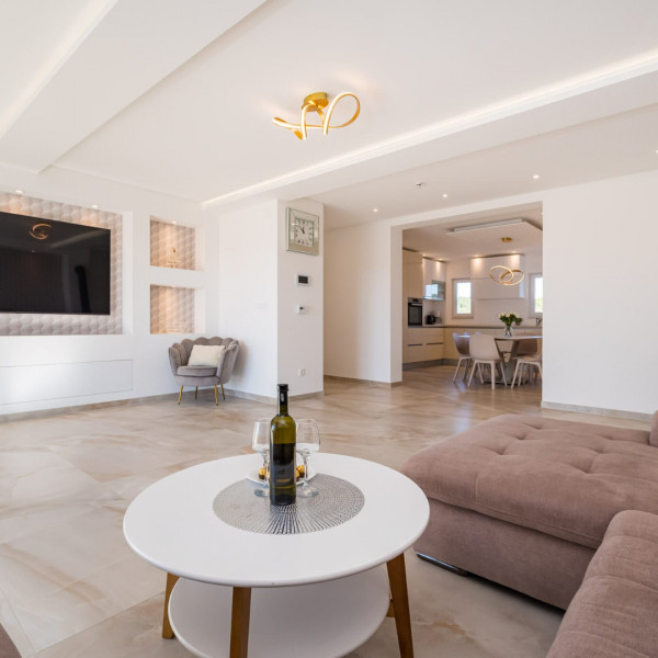 Living room, Apartman Seaview, Obiteljski apartmani Zadar - Family apartments with a sea view, Croatia Zadar